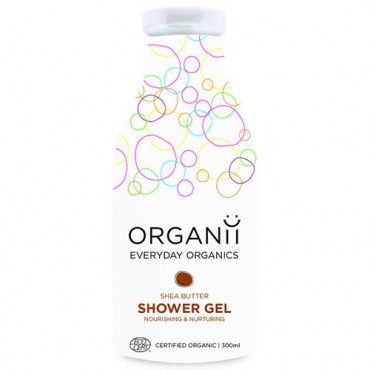 ORGANII Shower Gel Shea Butter Organic (Ecocert) 300ml x 6