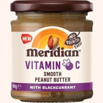 Meridian Smooth Peanut Butter with Blackcurrant 6 x 160g