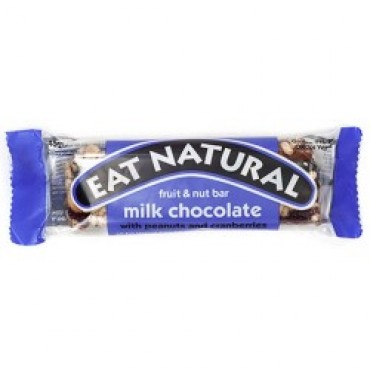Eat Natural Peanut, Cranberries, Cashews & Milk Chocolate Bar 45g