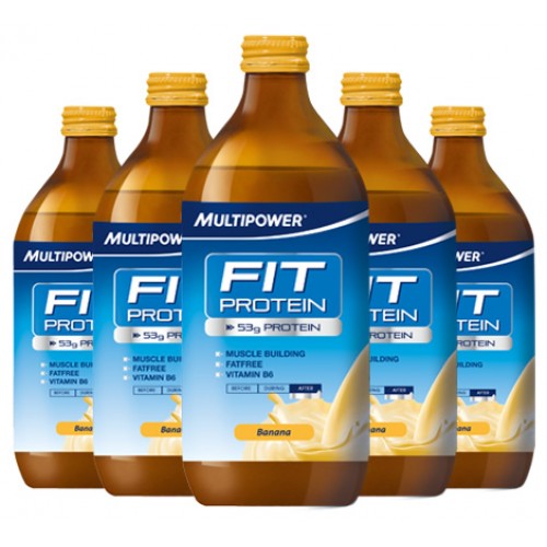 Multipower Fit Protein Drink Vanilla 500ml x 12