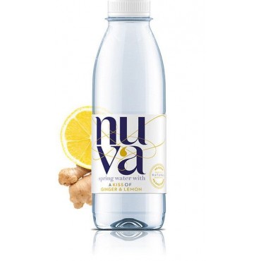 Nuva Ginger & Lemon Spring Water 500ml