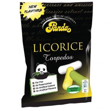 Panda Licorice Torpedos 100g