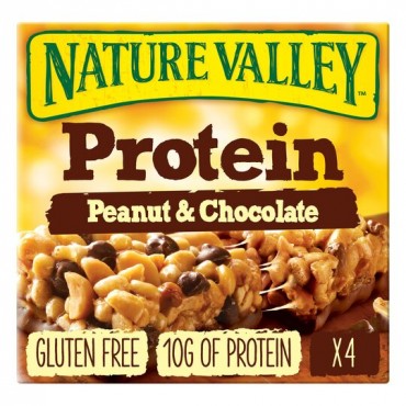 24 x 4 Pack Nature's Valley Protein Mixed Case (16 x Peanut & Chocolate, 8 x Salted Caramel)